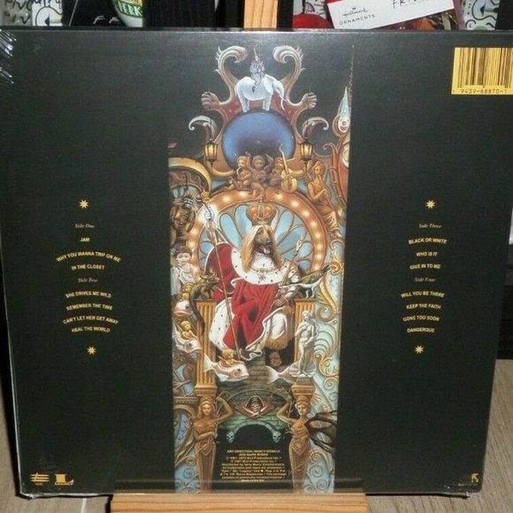Michael Jackson Dangerous 2-LP ~ Exclusive Colored Vinyl (Silver) ~ New/Sealed! - Picture 2 of 2